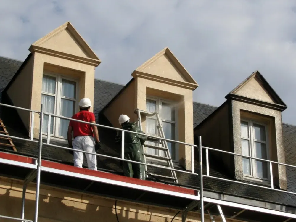 Travaux de rénovation de façade à Illkirch Graffenstaden